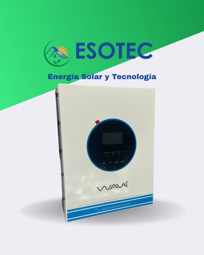 Inversor Solar Off-Grid WAVE 800W 12V | Energía Confiable para el Hogar